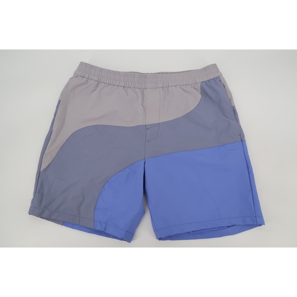 Outdoor‎ Voices RecTrek Shorts Mens Medium Purple Gray Colorblock 7" Inseam